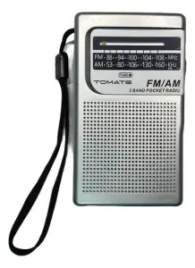 Rádio Portátil FM/AM Tomate 2 Bandas