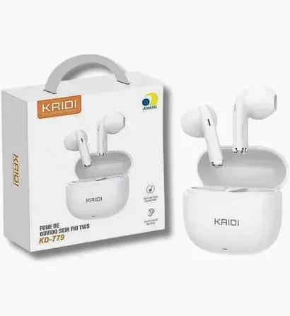Fone de Ouvido Bluetooth TWS Kaidi KD-779
