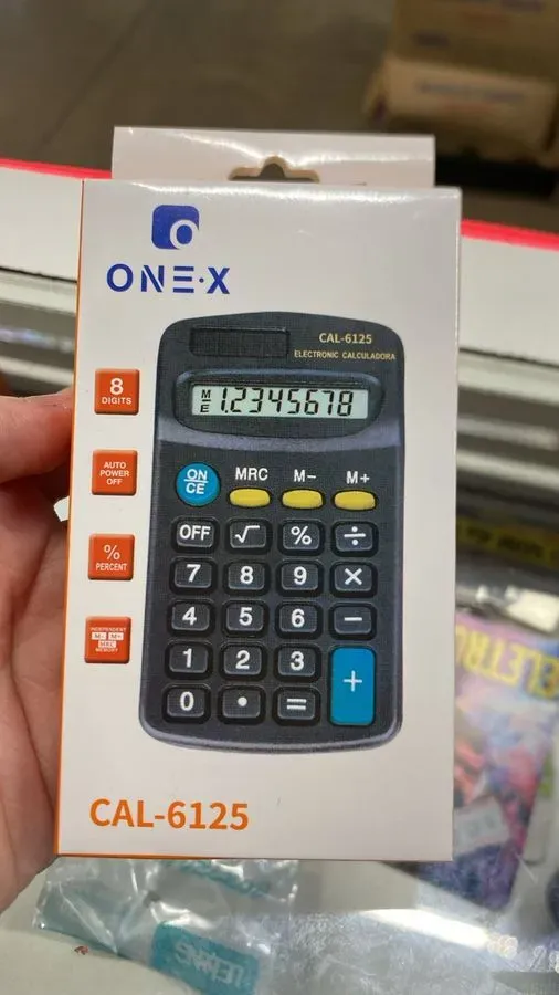 Calculadora Eletrônica ONE•X CAL-6125