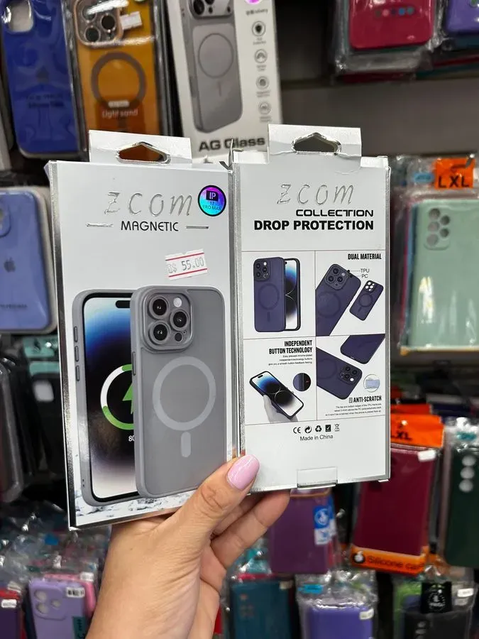 Capinha Magnética zcom com Proteção contra Quedas para iPhone 17 Pro Max