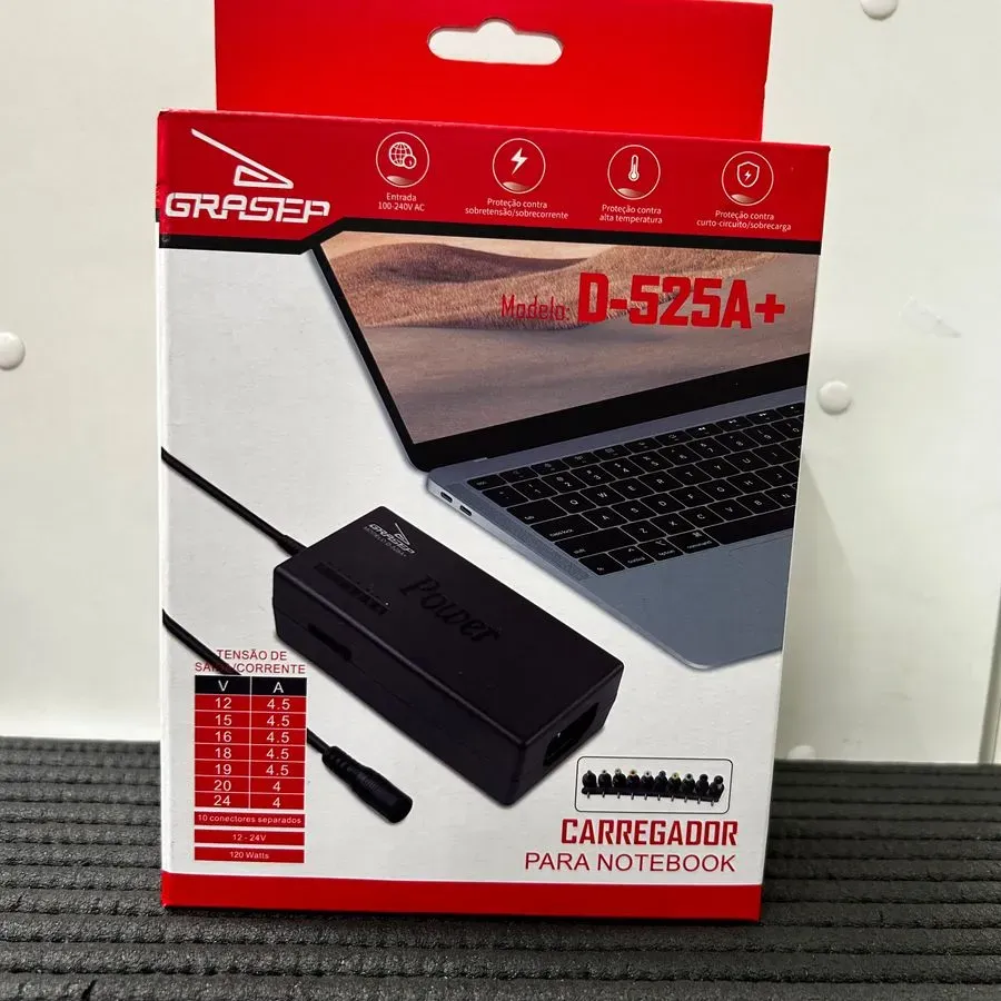 Carregador para Notebook Grasep D-525A+