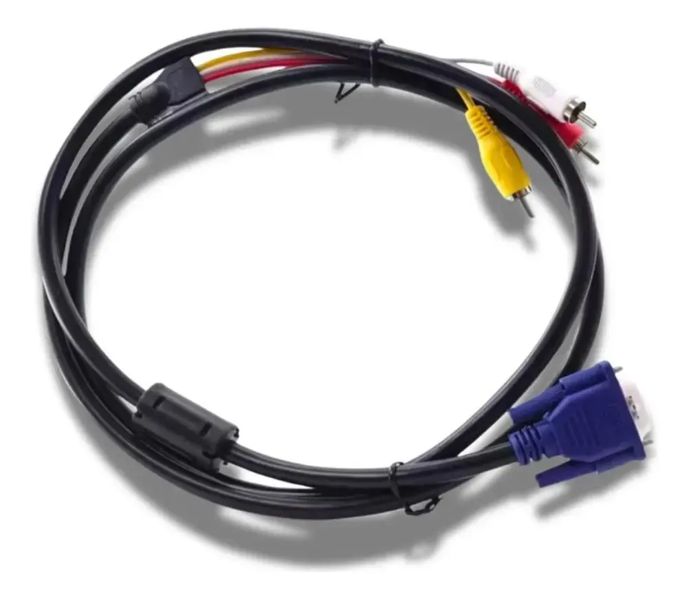 Cabo Adaptador VGA e RCA