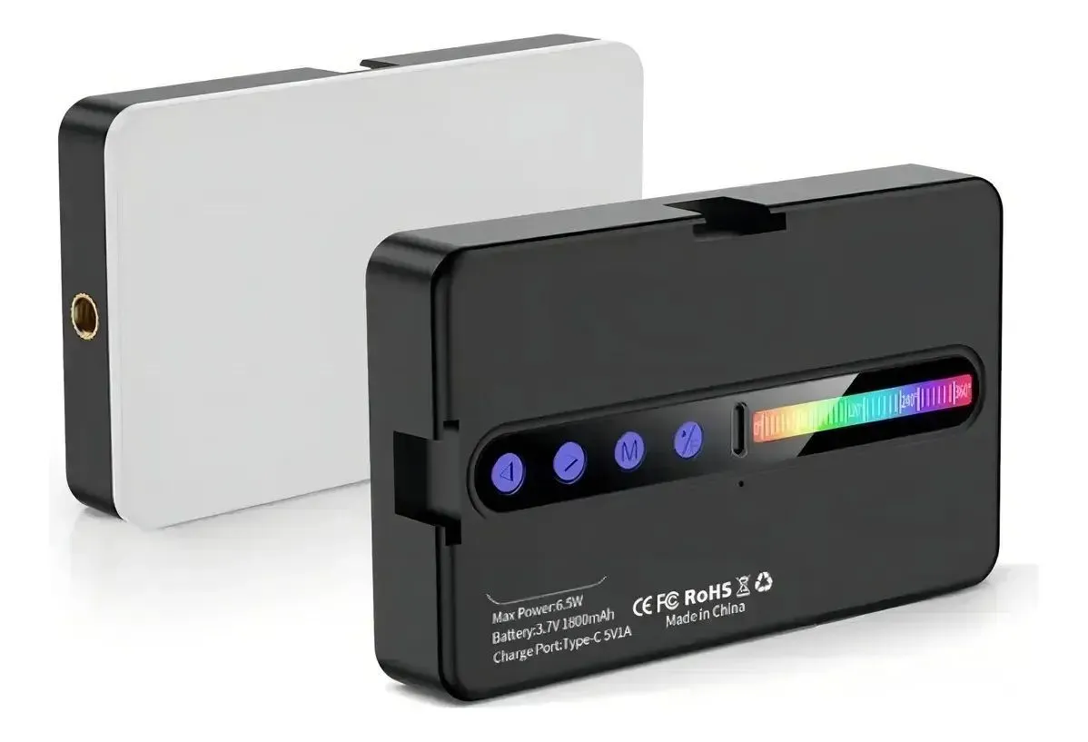Luz de Preenchimento Portátil para Celulares Tomate MLG-165