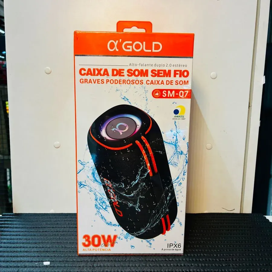 caixa de som agold sm-07