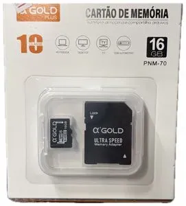 α' GOLD PLUS com Cartão MicroSD 16GB 