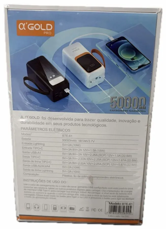 Power Bank A'GOLD PRO 50000mAh 