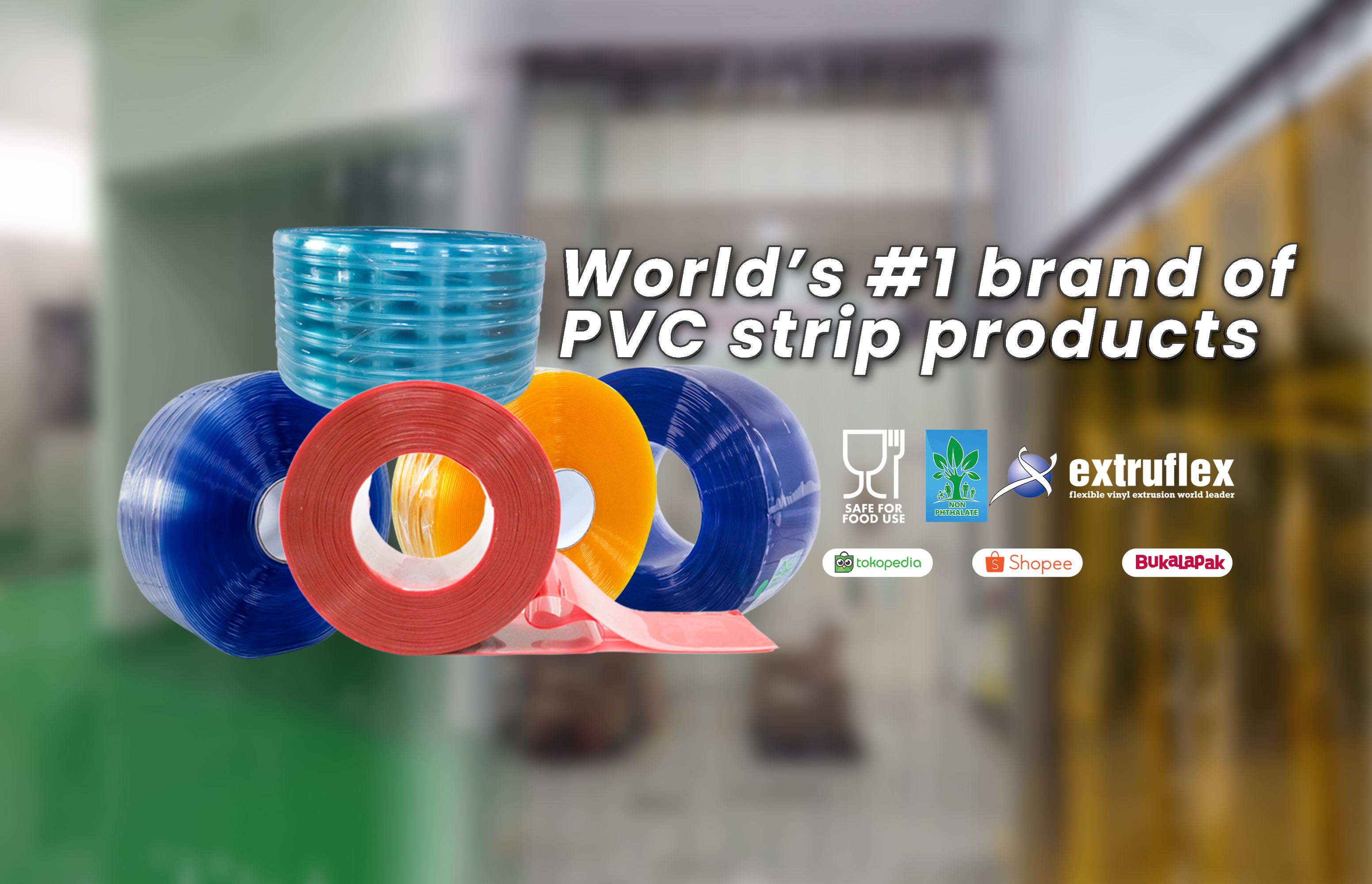 PVC Strip Curtain Extruflex: Inovasi Non-phthalate dengan Beragam Varian Warna dan Keunggulan