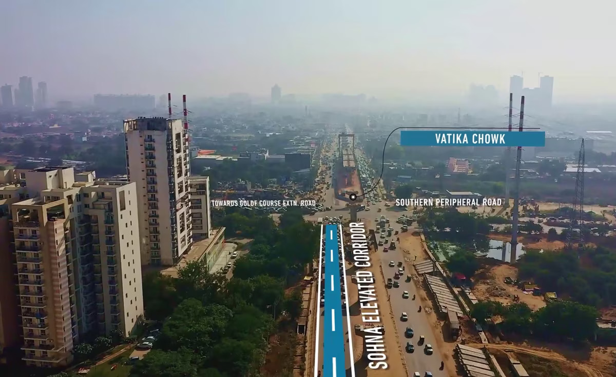 Metro station near Sohna Road