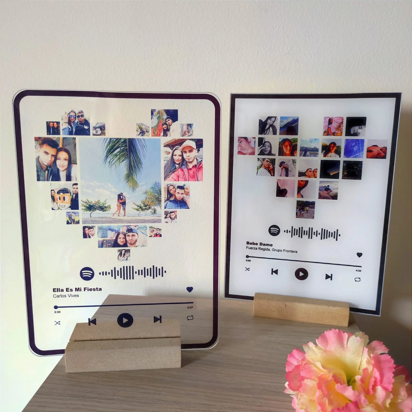 Producto destacado Placa corazones musicales