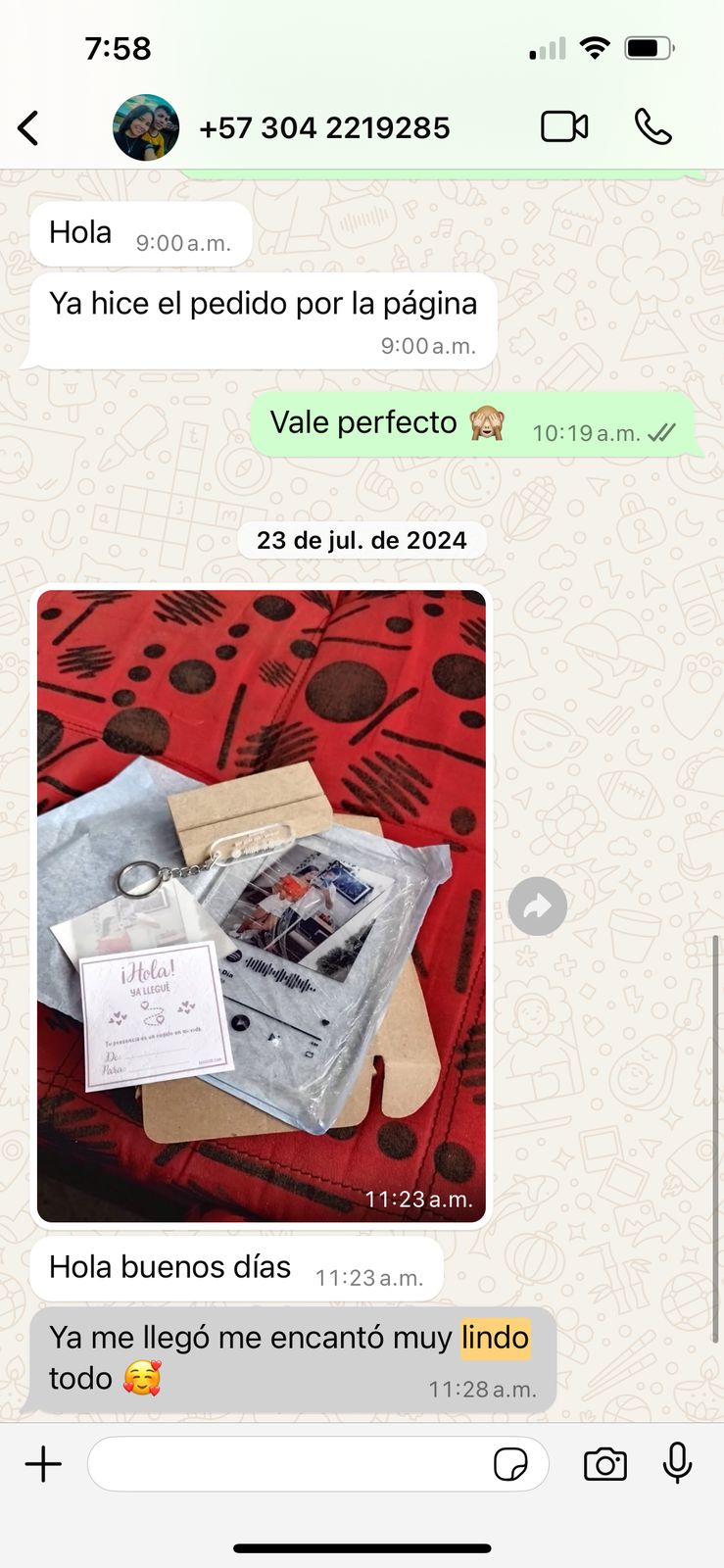 Opinion producto