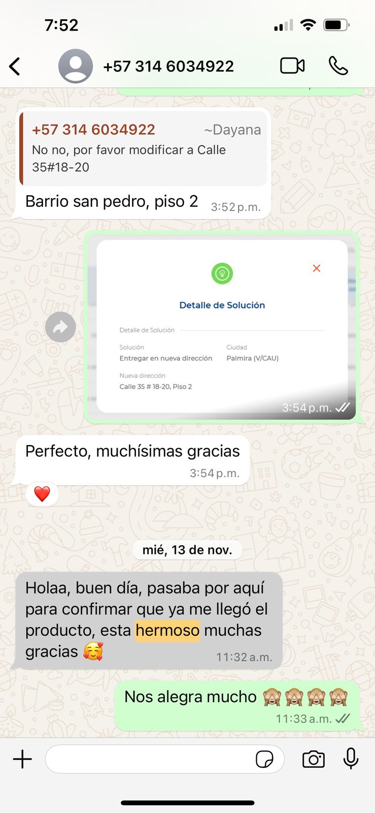 Opinion producto