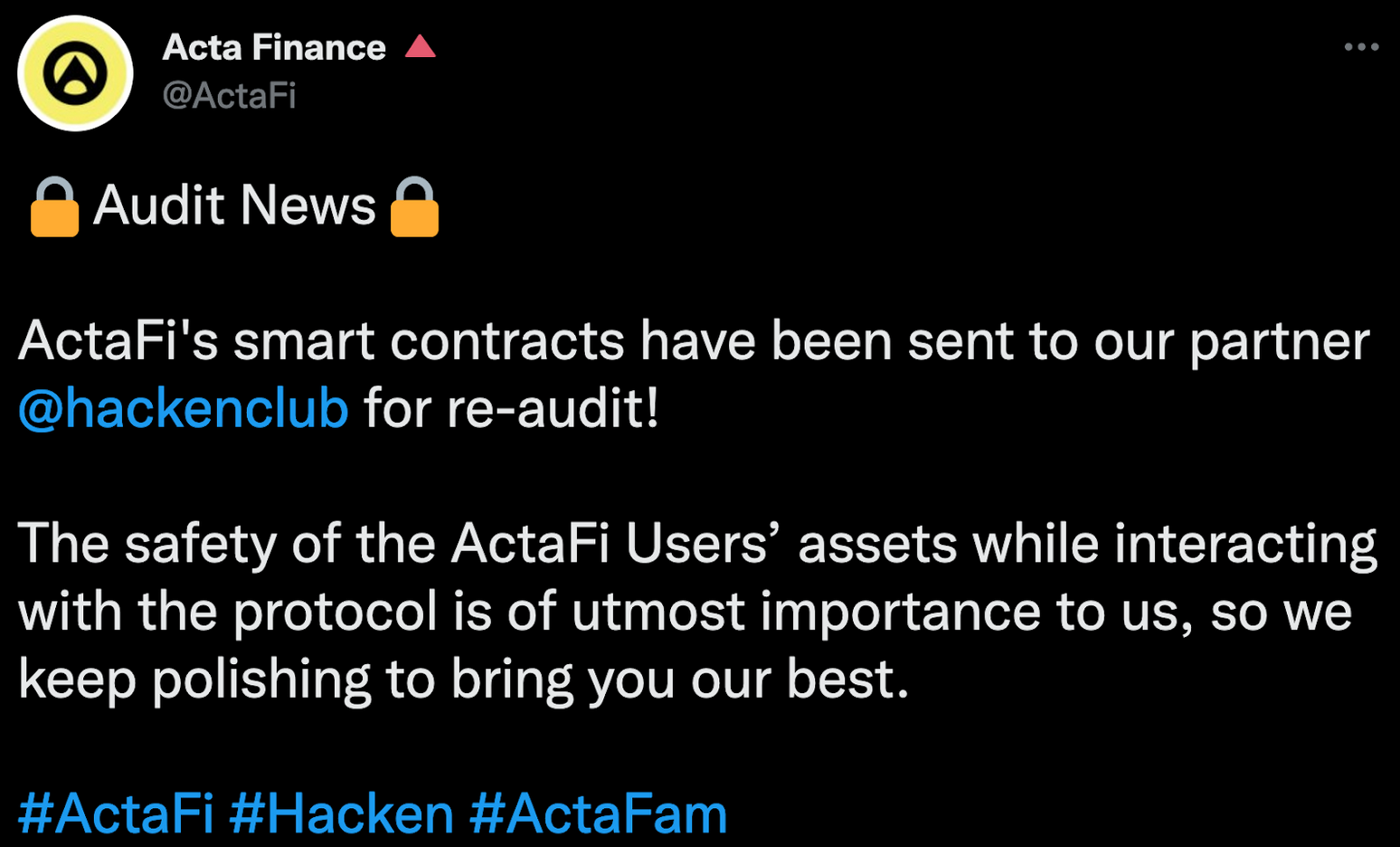 https://twitter.com/ActaFi/status/1616517746979704832
