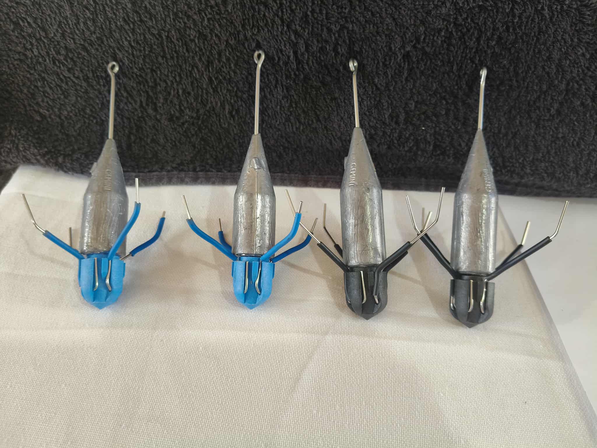 Check out these mean surf-casting sinkers George made!!
