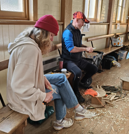 Whittling with True In Nature