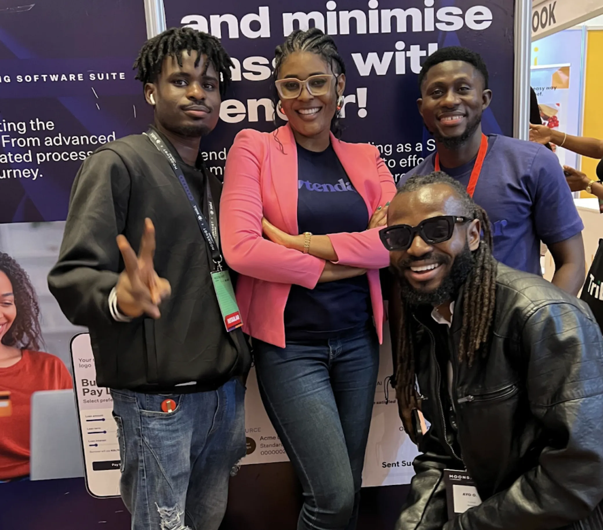 quick shot with the tendar team