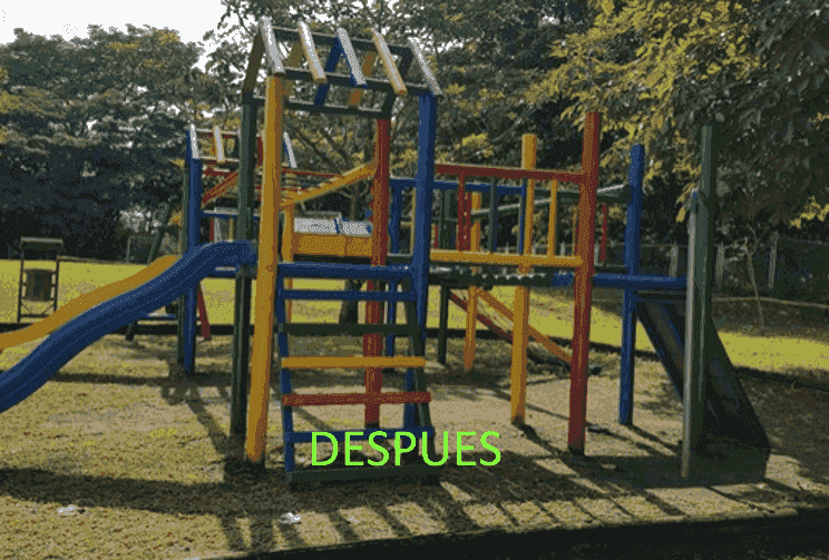 Restauración de Juegos Infantiles (Buenaventura y Cucú)