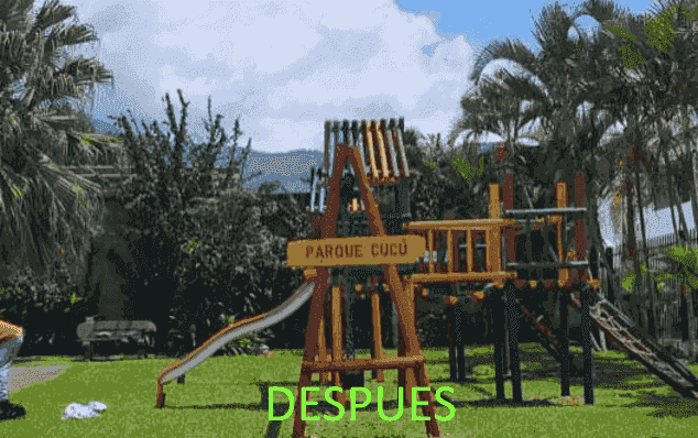 Restauración de Juegos Infantiles (Buenaventura y Cucú)