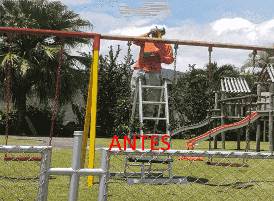 Restauración de Juegos Infantiles (Buenaventura y Cucú)
