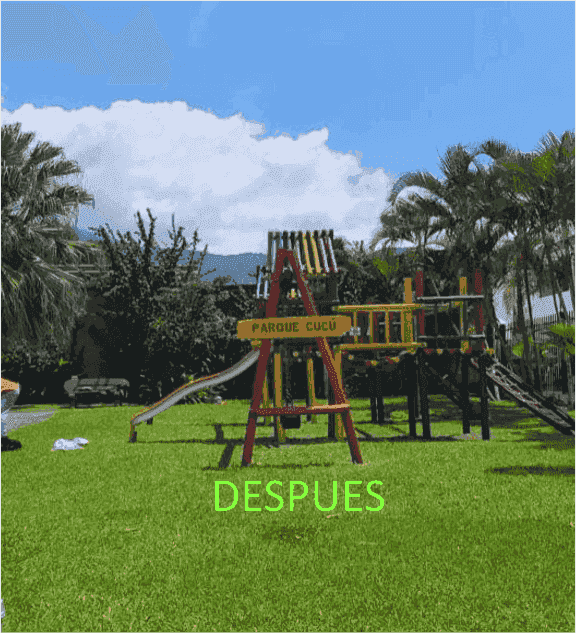 Restauración de Juegos Infantiles (Buenaventura y Cucú)