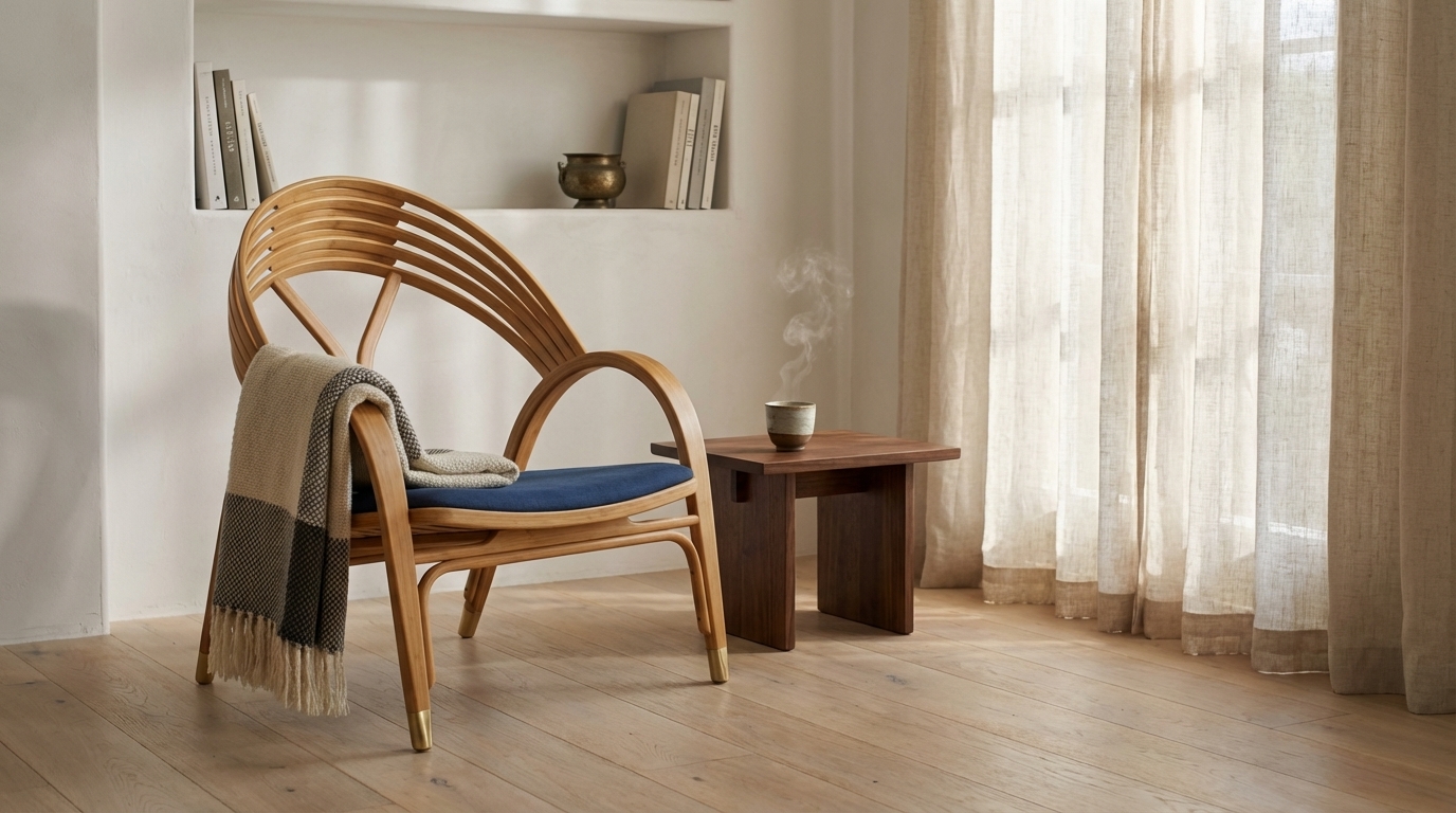 Bnd Kawa chair in a serene living room