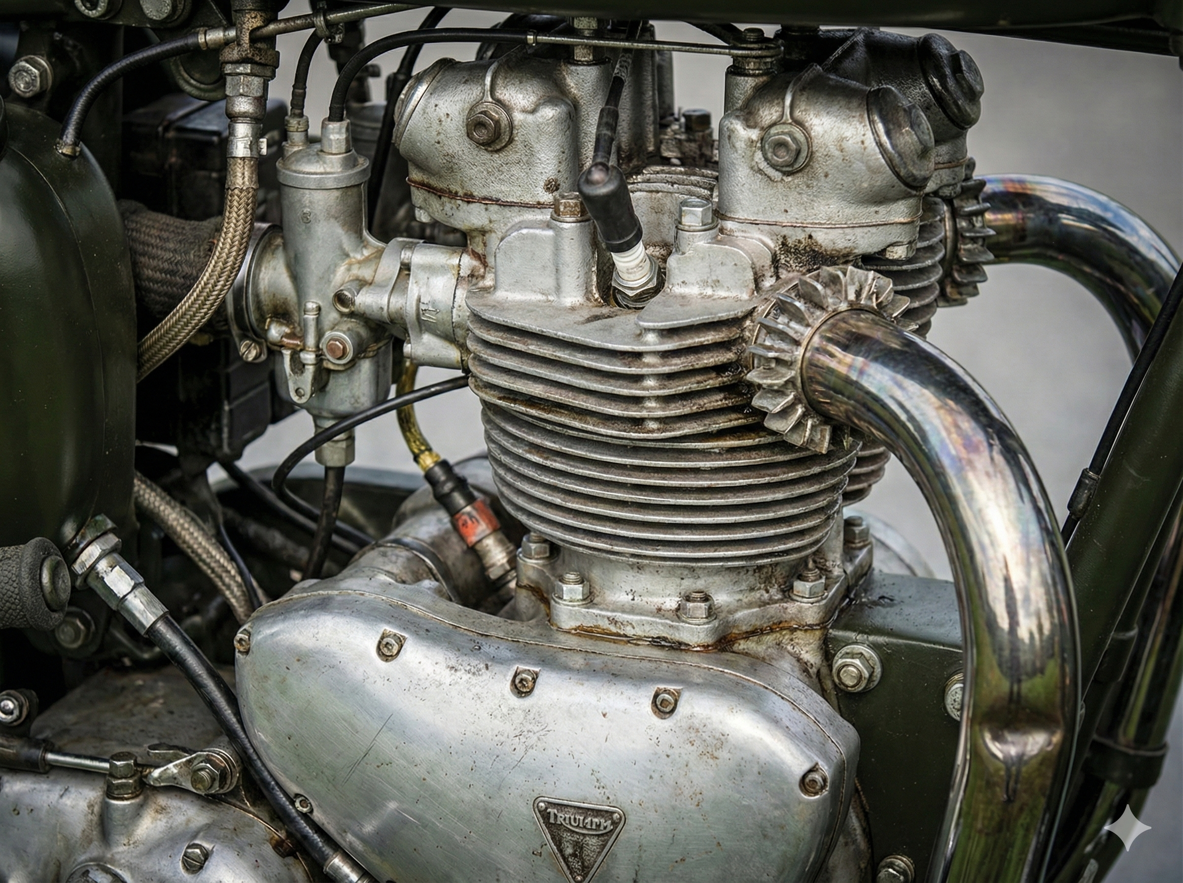 Engine reference in grimy condition