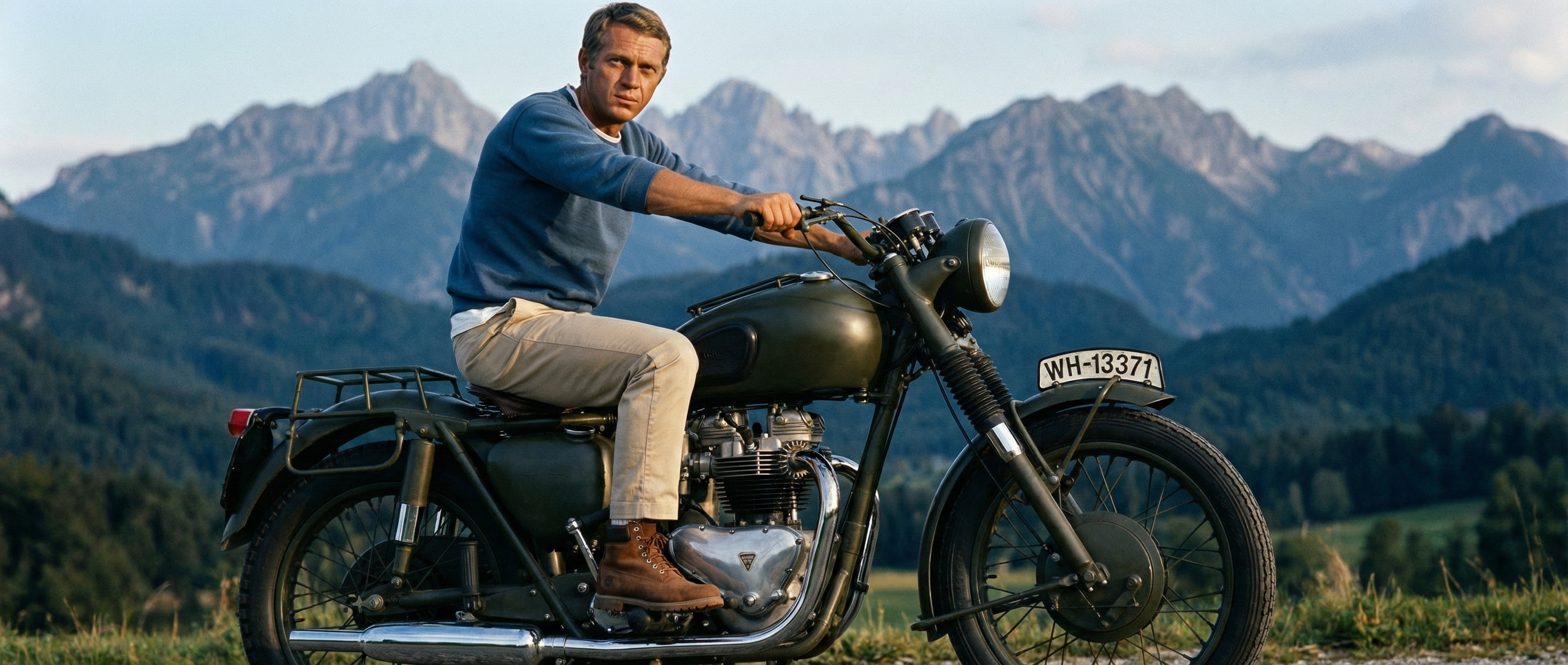 Imagined 1963 Bavarian riding memory