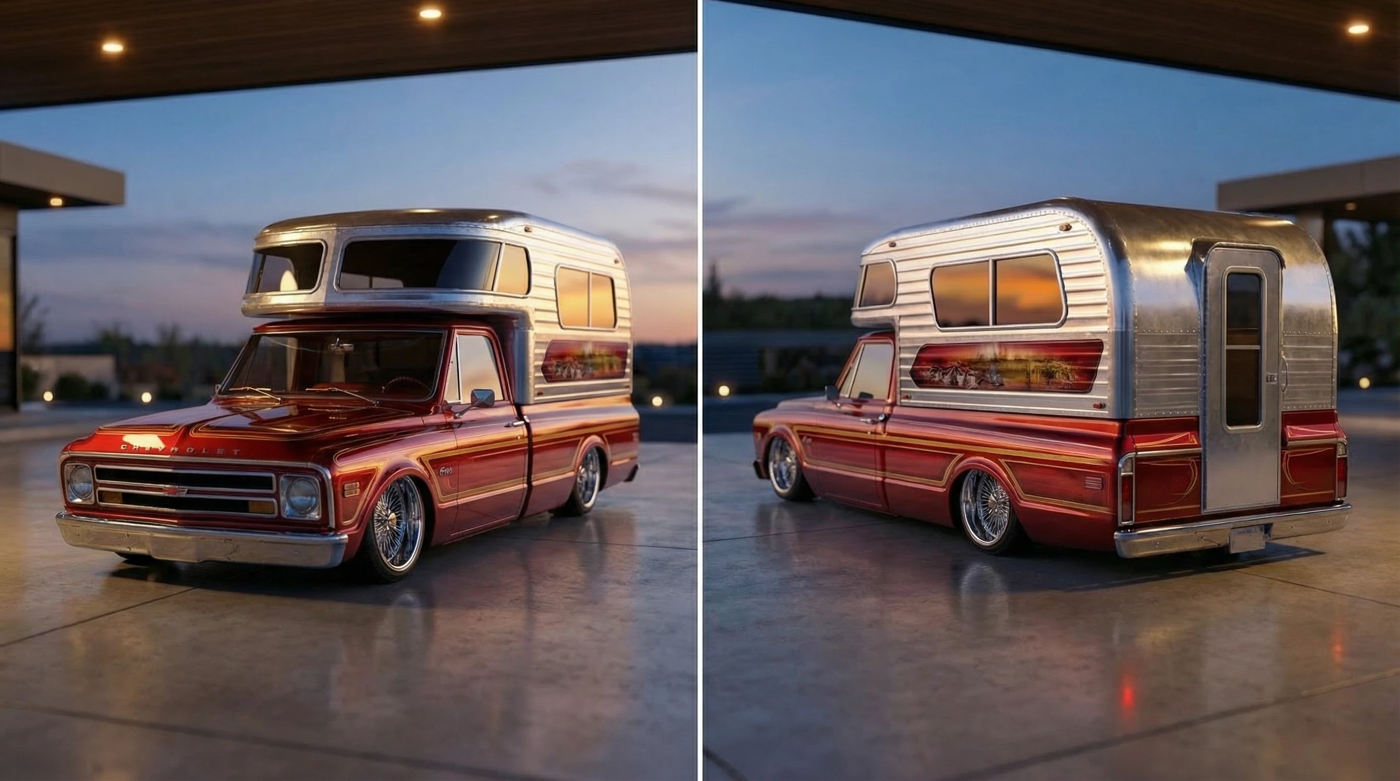 Red C10 Airstream