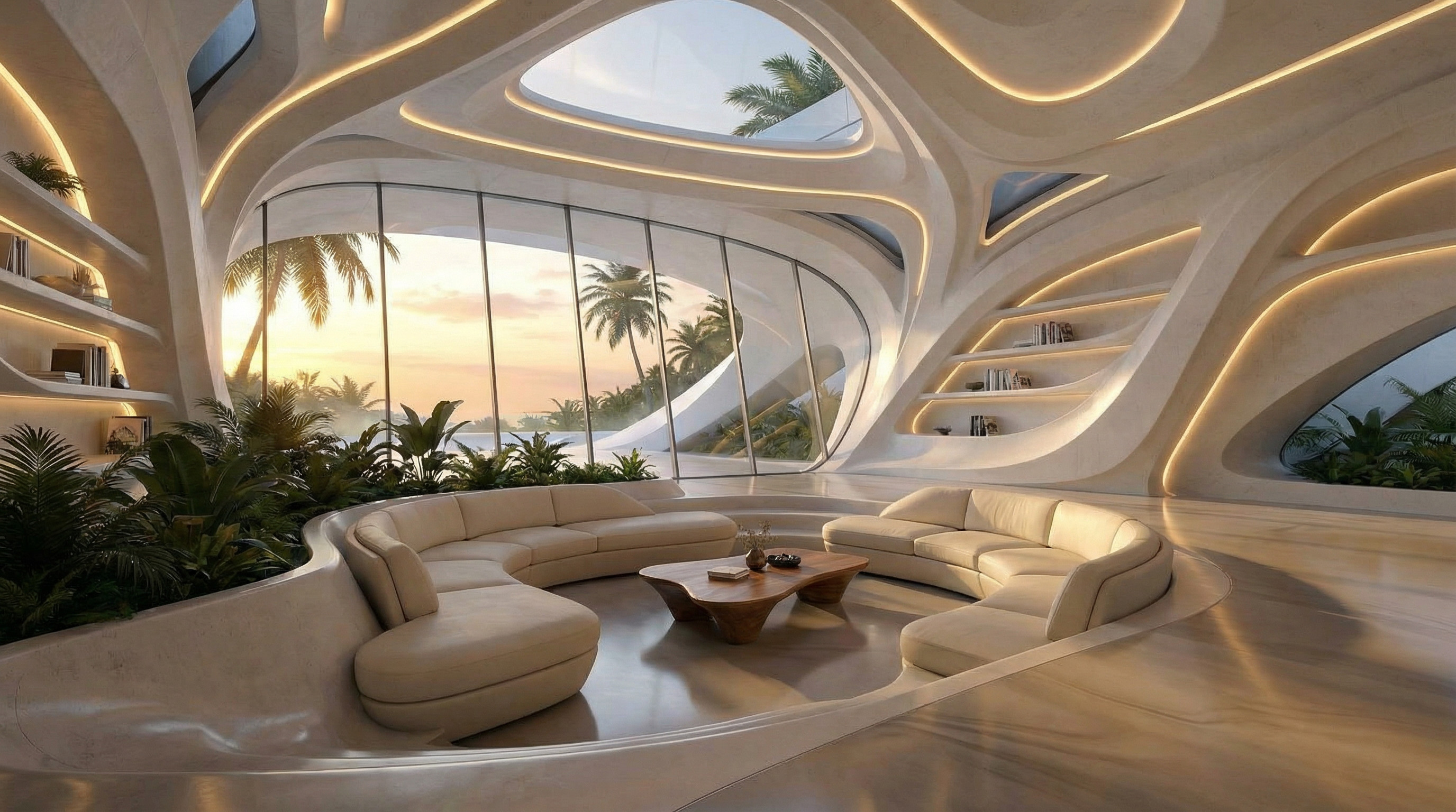 Tidal House living room