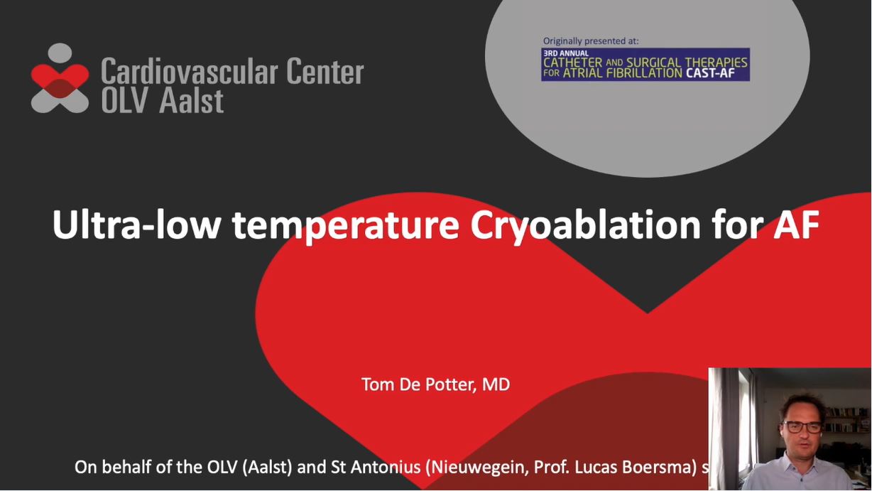 Ultra-Low Temperature Cryoablation for AF