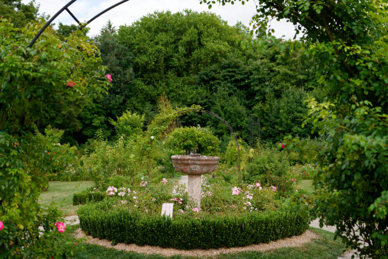 Fontaine du Roseraie dans le Domaine de Chaalis