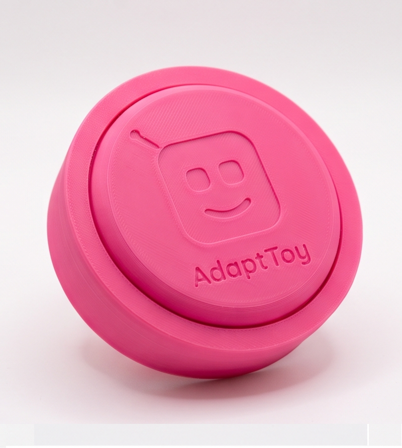 Brinquedo adaptado Botão Acionador Inclinado Ergonômico - AdaptToy