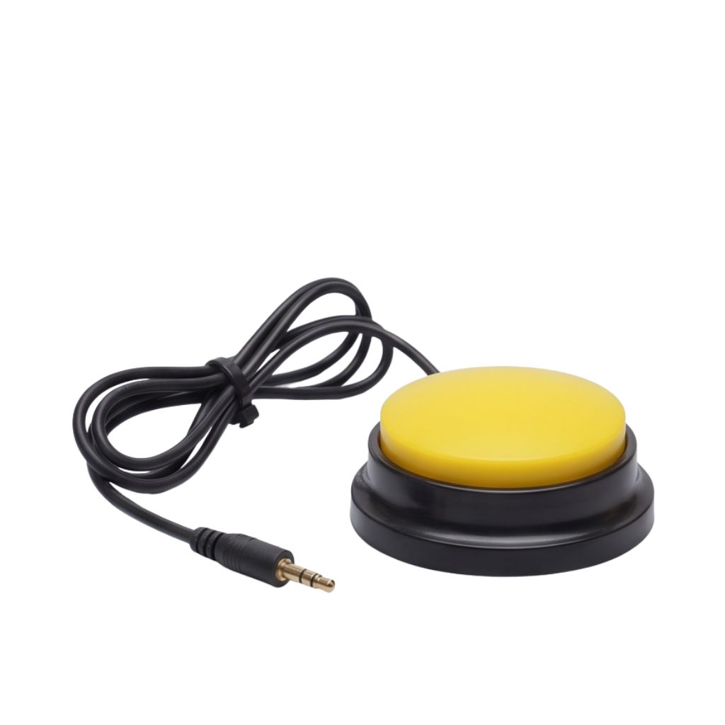 Brinquedo adaptado Botão Acionador Universal de 6cm para Paralisia Cerebral e Autismo - AdaptToy