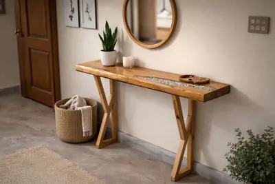 Epoxy Console table