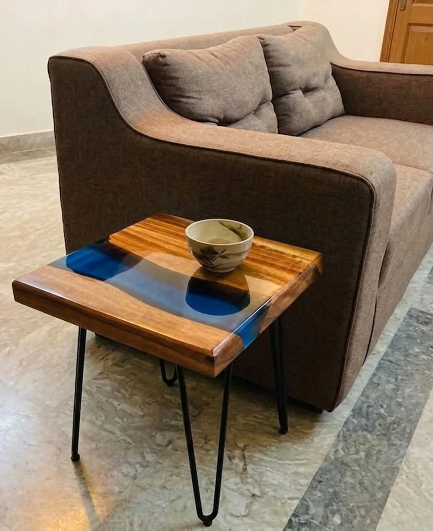 Epoxy Resin Side Table