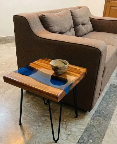 Epoxy Resin Side Table