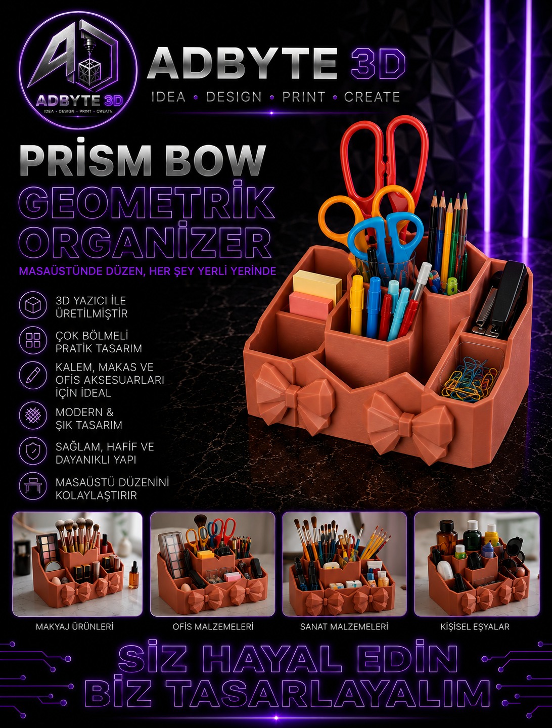 🗂️ Prism Bow Organizer