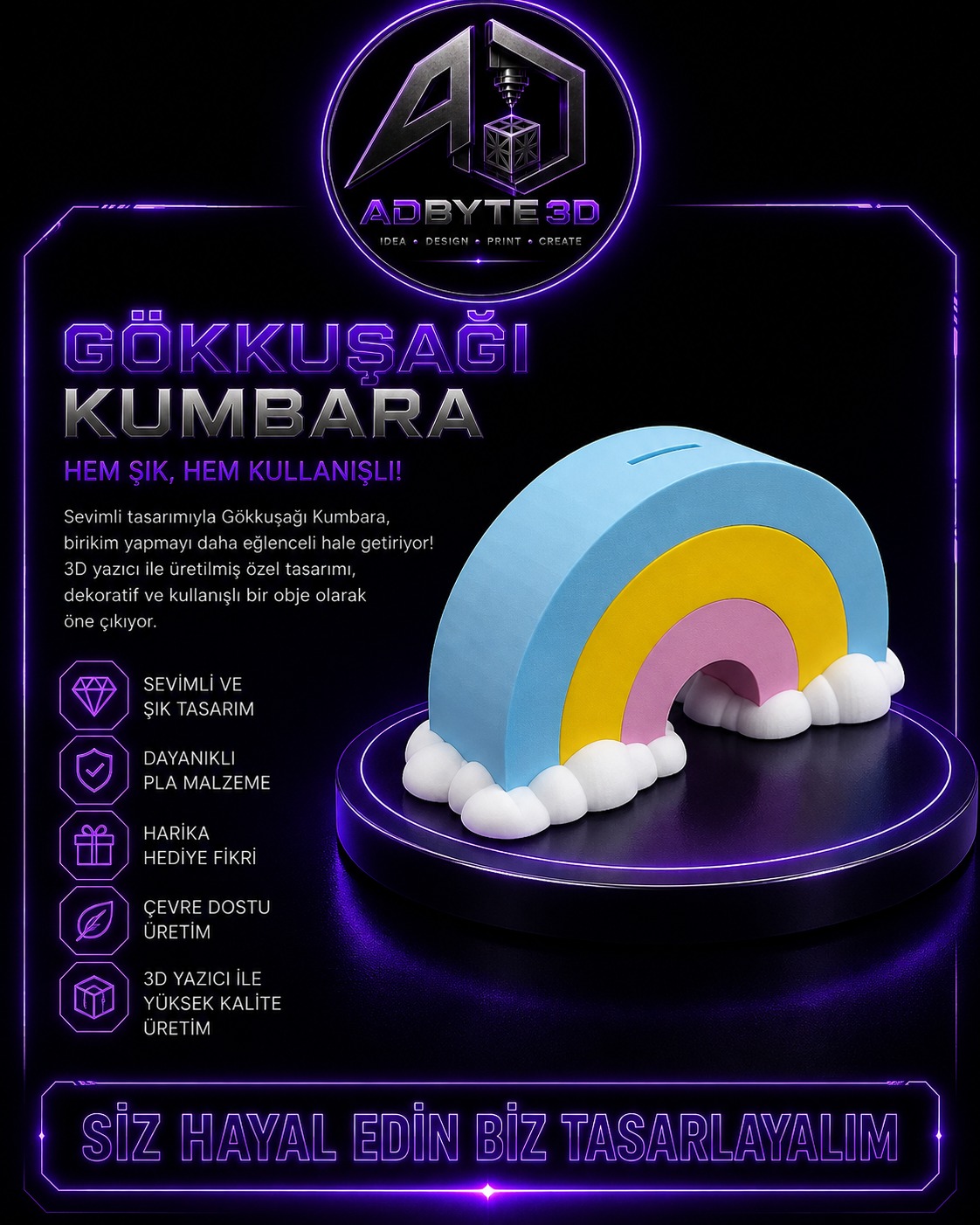 🌈 Gökkuşağı Kumbara