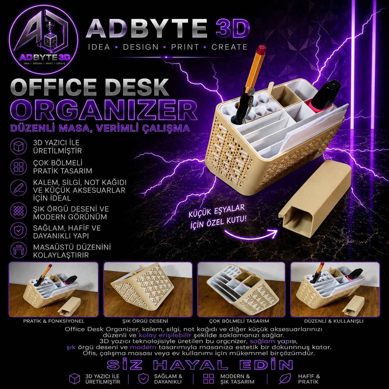 🗂️ Office Desk Organizer