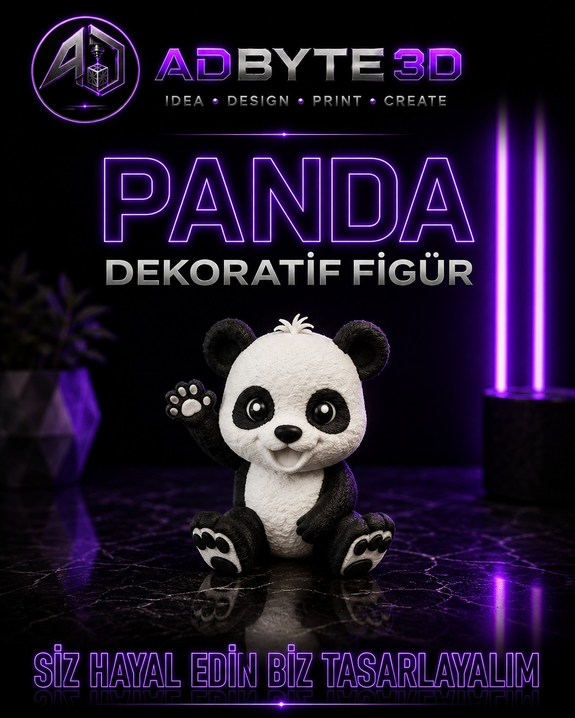 🐼Panda Dekoratif Figür