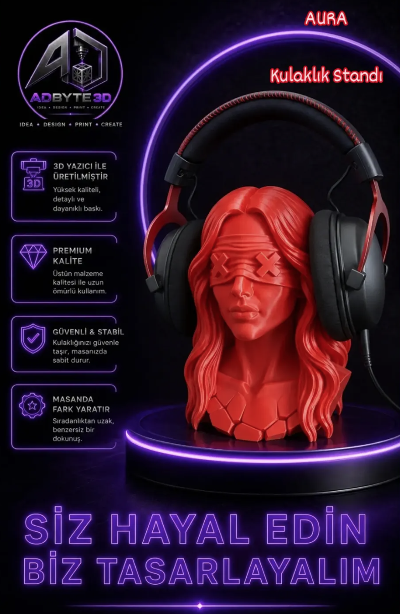 🎧 AURA  Kulaklık Standı