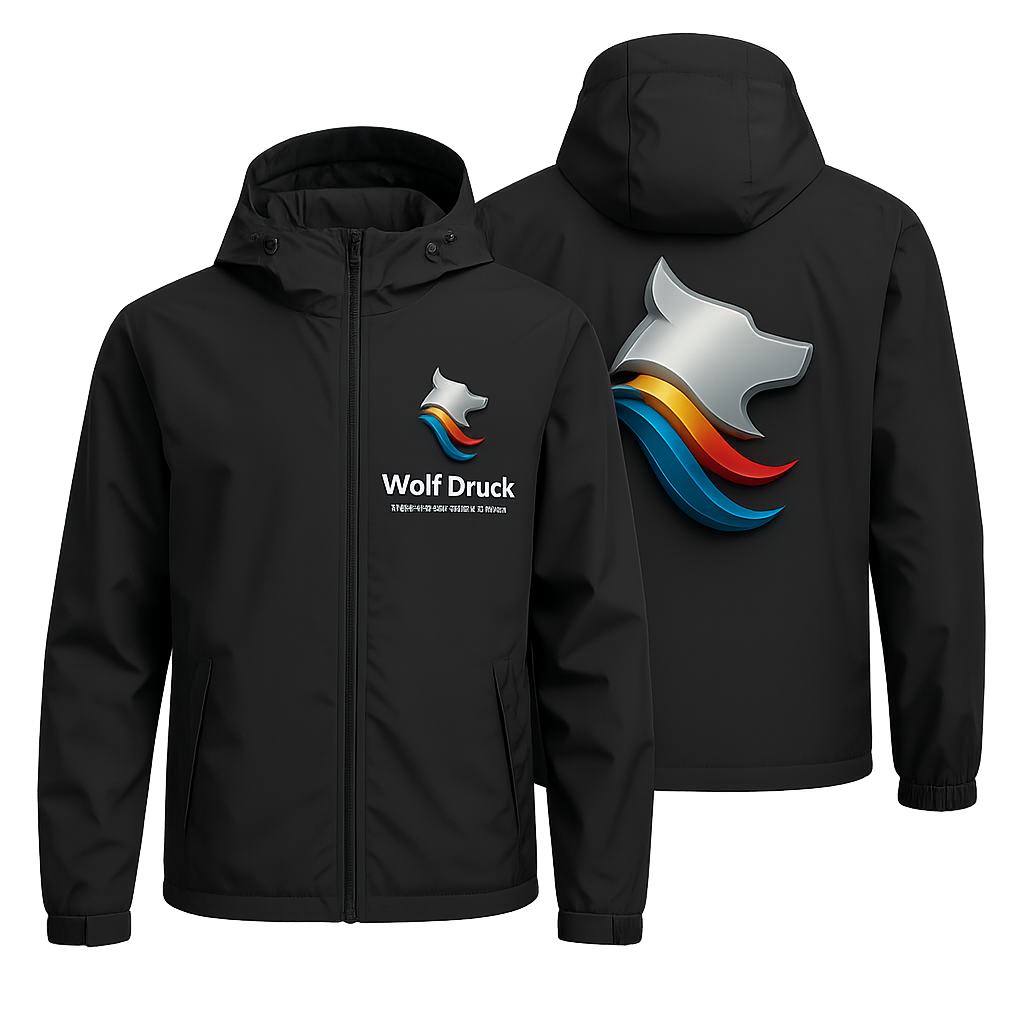 Bedruckte oder bestickte Jacke