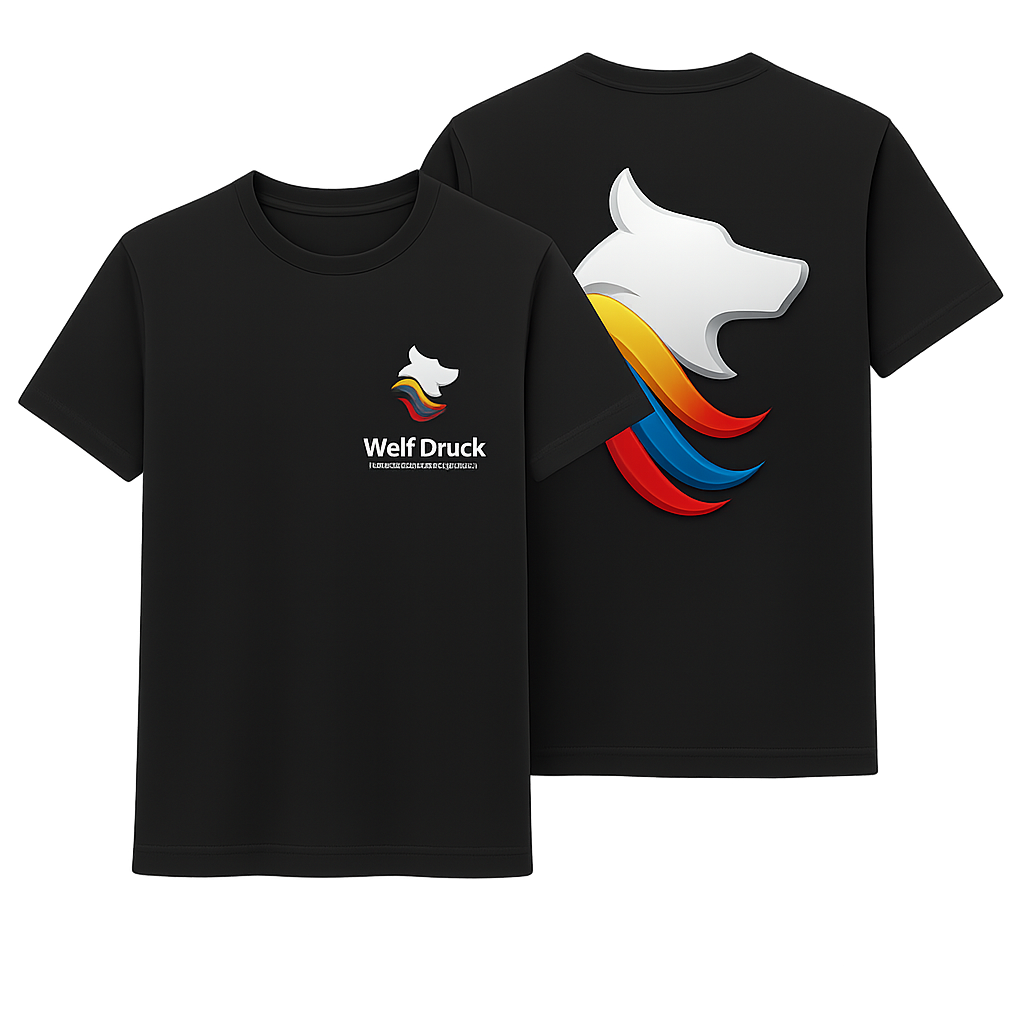 Bedrucktes T-Shirt mit Design