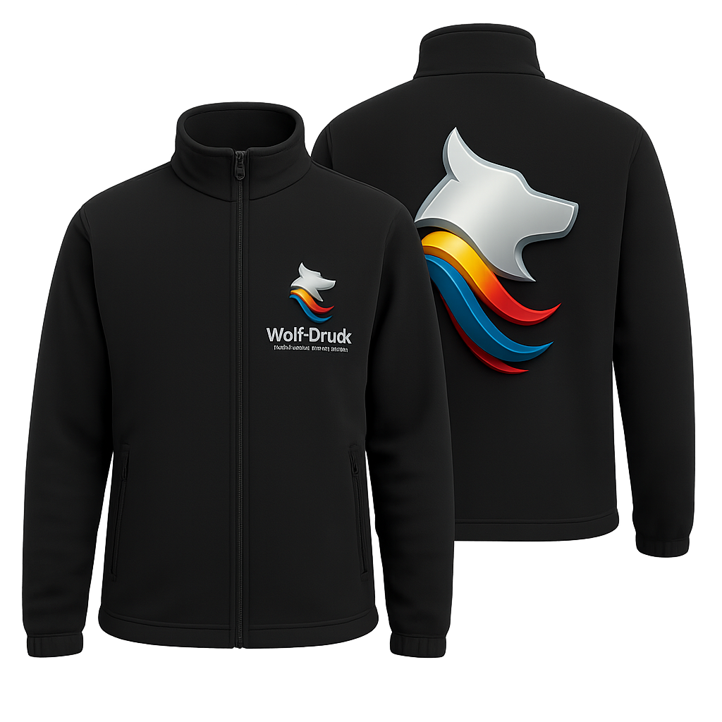 Bestickte Fleecejacke