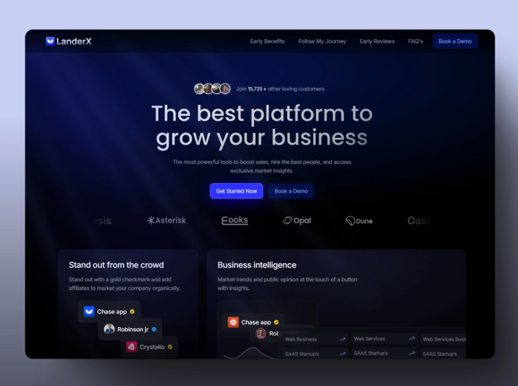Webdesign Demo Ansicht 1