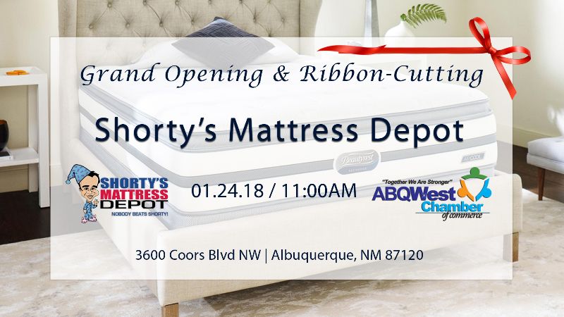 Grand Opening & Ribbon Cutting | Shorty's Mattress Depot