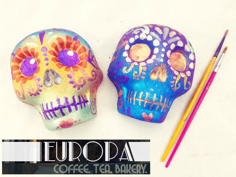 Paint Sugar Skull Bath Bombs @ Europa