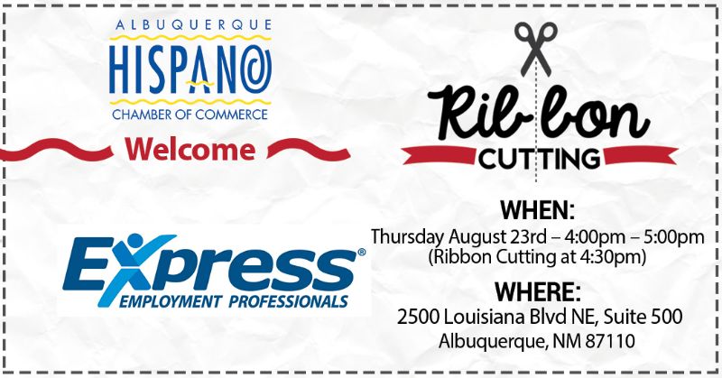 AHCC Welcomes "Express Employment Professionals" Ribbon Cutting & Networking