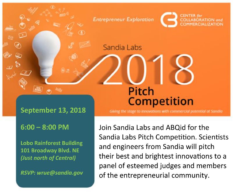 Sandia Labs Pitch Competition