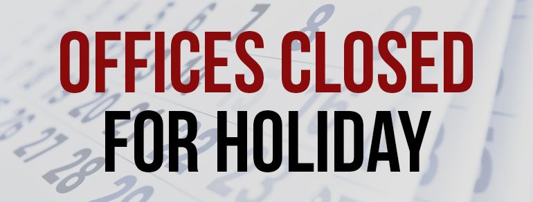 Chamber Offices Closed