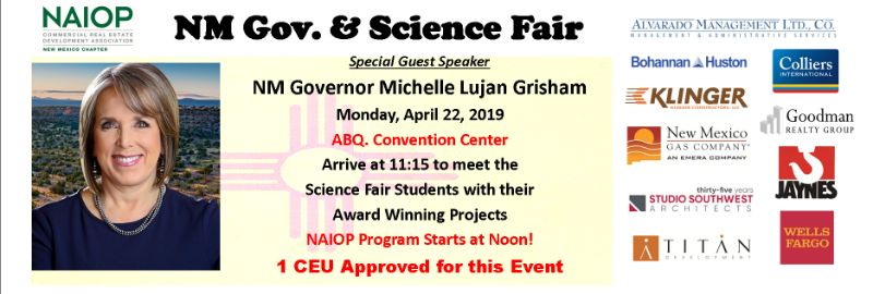 NM Gov. & Science Fair, Luncheon @ the ABQ Conv. Center 1 CEU